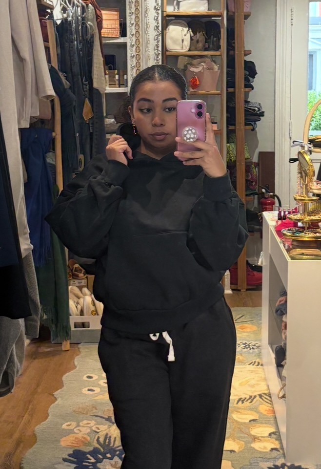 Oversized Kangaroo Pocket Blank Hoodie