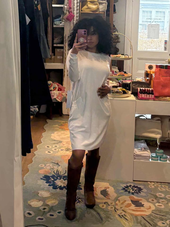 Long-Sleeve Sweater Dress