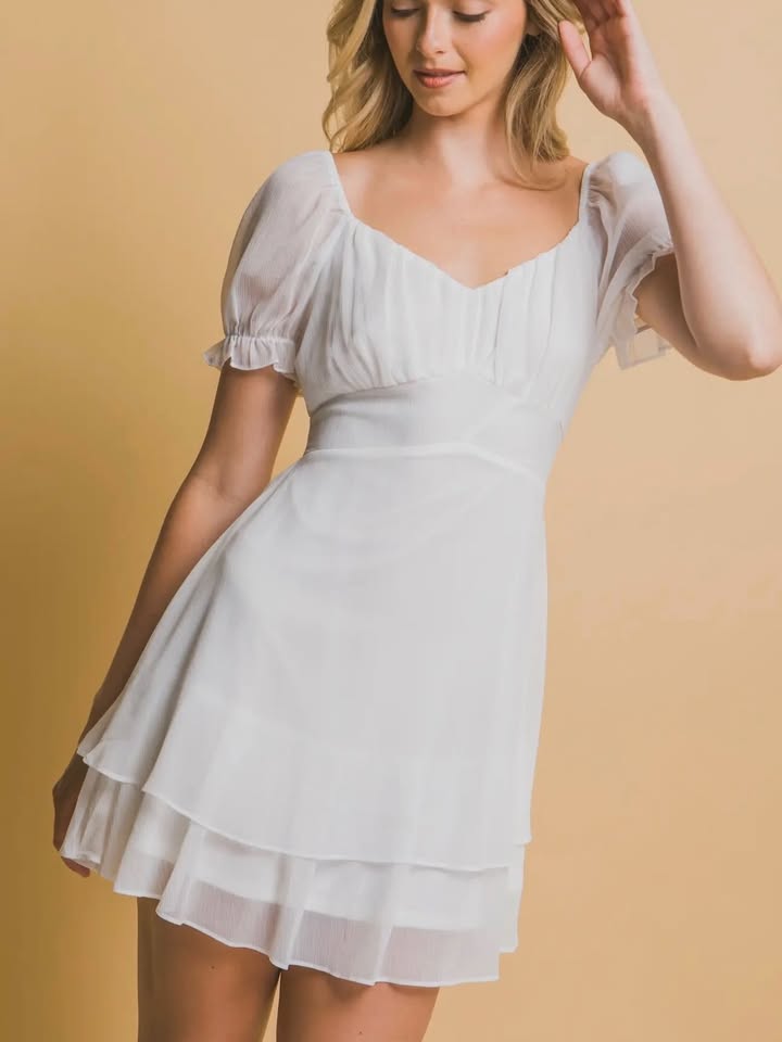 Tie Back Mini Dress