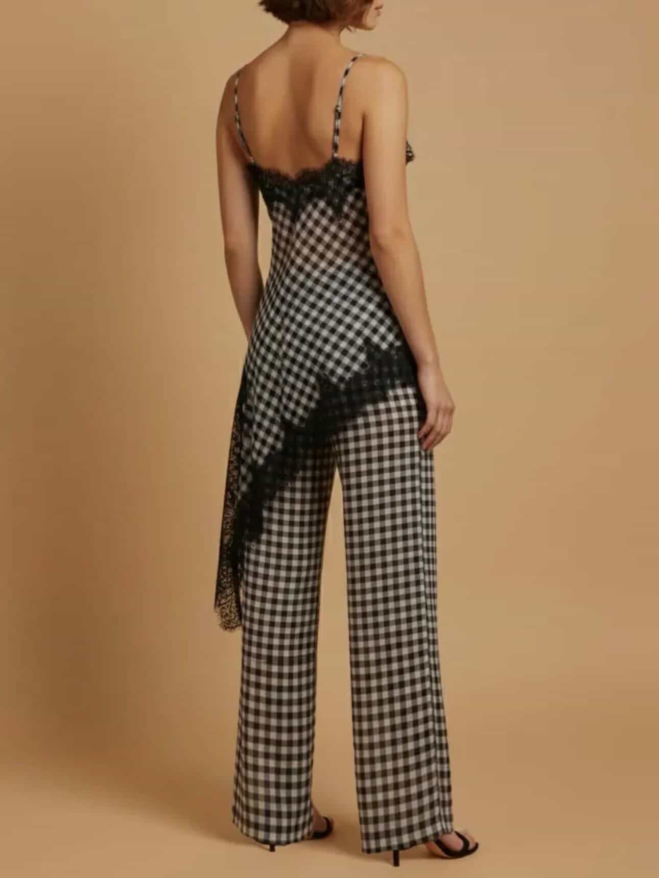 Gingham Lace Trim Set - Image 4