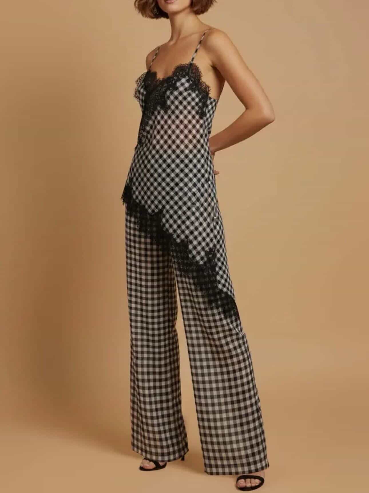 Gingham Lace Trim Set - Image 3