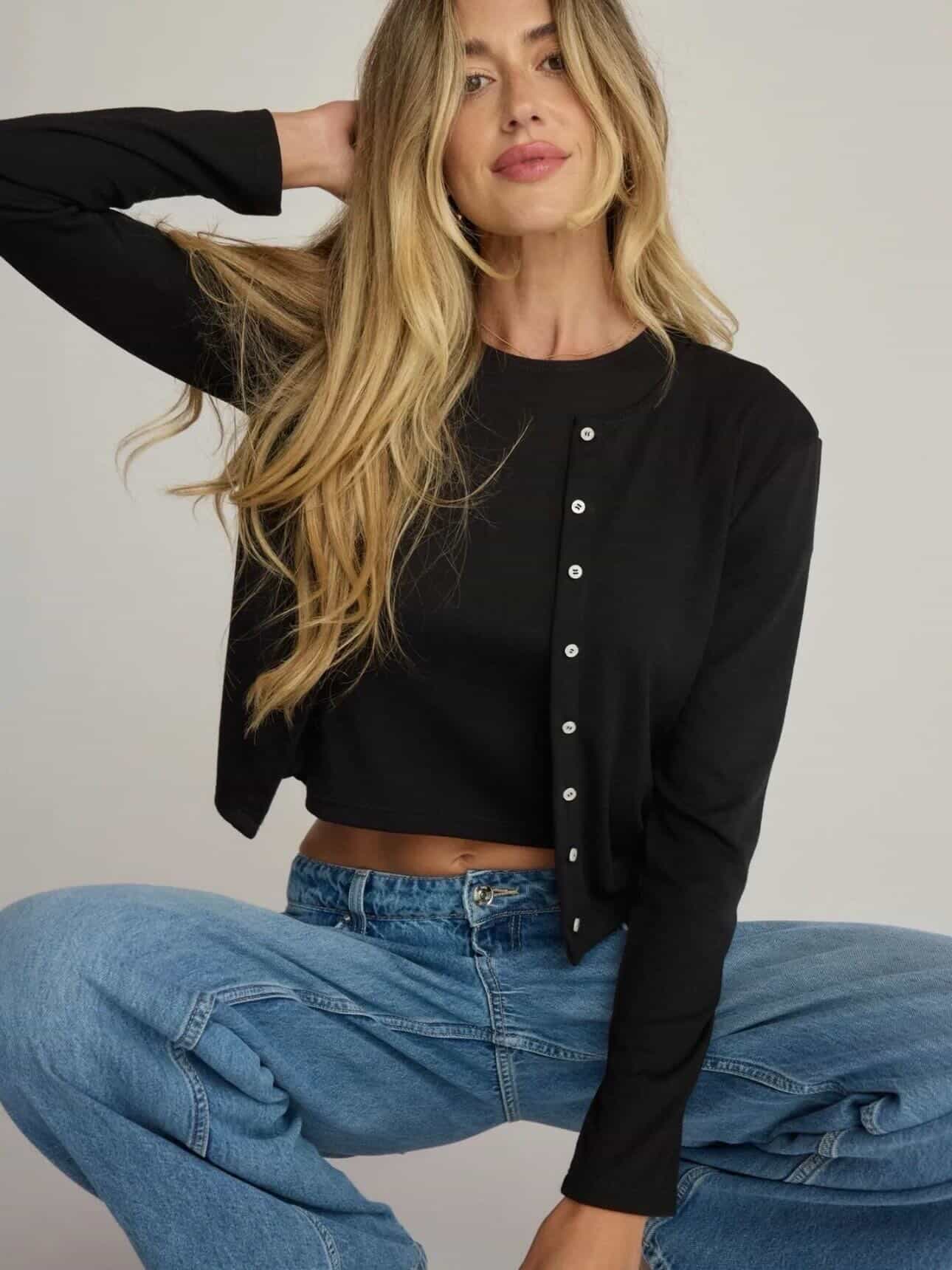 Elise Cardigan – Black