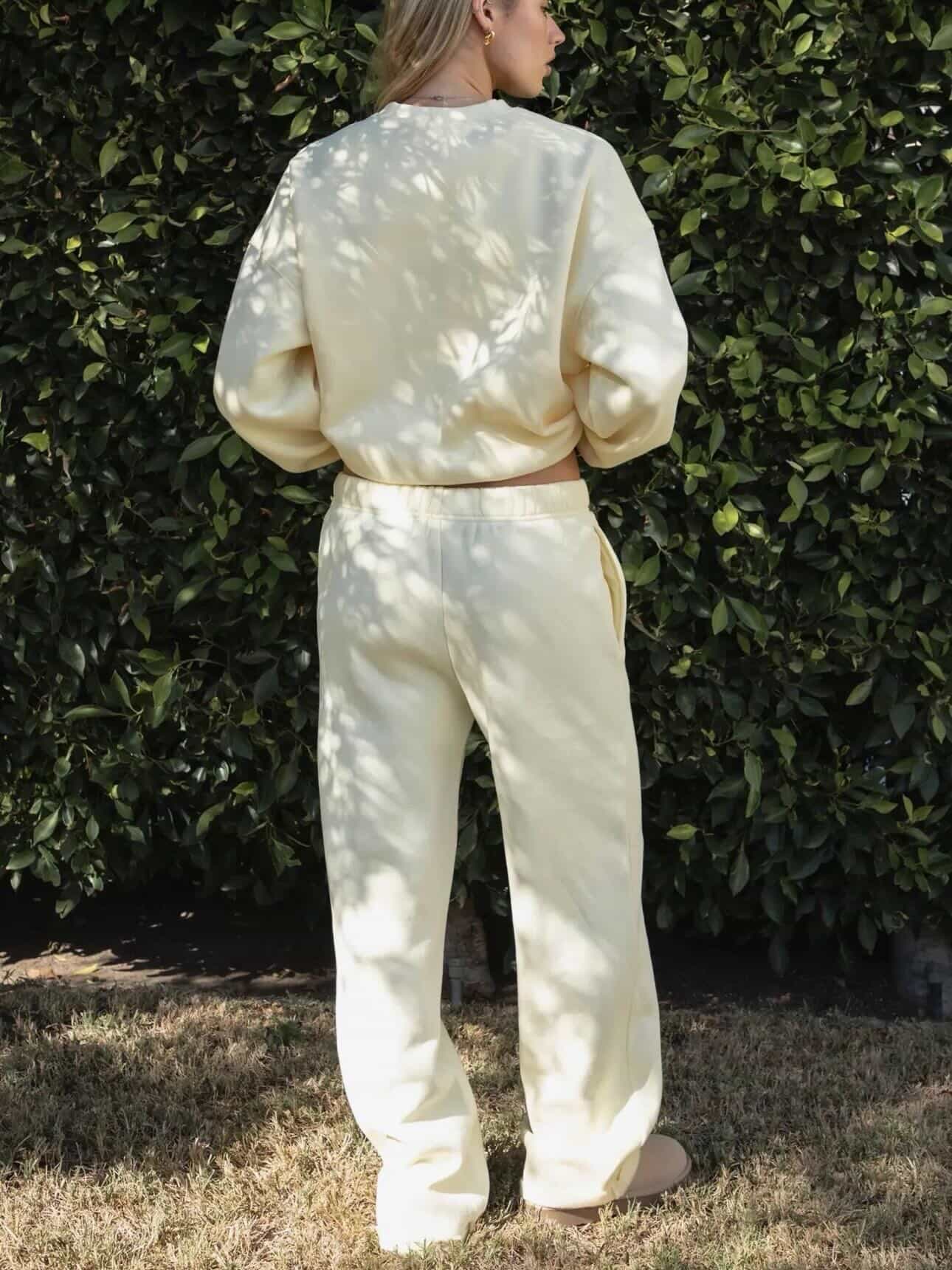 Lani Cloud Fleece Wide Leg Sweatpants - Image 2